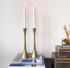 Bougeoir en métal doré de luxe Nouveau produit de décoration de maison pour Noël Bougeoir parfumé élégant pour la décoration intérieure - Product Image 1