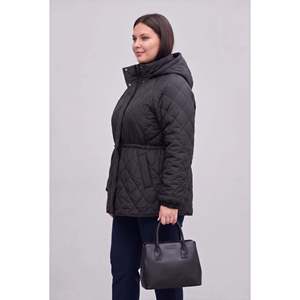 เสื้อโค้ทบุผ้านวมสีดำขนาดใหญ่แบบมีฮู้ด Rahat Ve Isi Performansli - Product Image 4