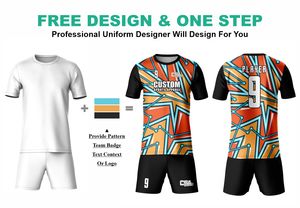 Usine directe en gros bouffée impression tissu respirant uniforme de football nouveau design élégant impression par sublimation uniforme de football - Product Image 2