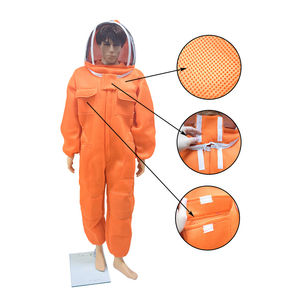Orange 3D Breathable Mesh Bee <b>Suit</b> Green <b>Full</b>-<b>Body</b> Protective Beekeeping <b>Suit</b> Clothing for Bees New Condition Beekeeping <b>Suit</b> - Product Image 6