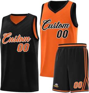 Nouveauté, uniforme de basket-ball de qualité supérieure pour hommes, maillot à manches courtes de conception OEM, uniforme de basket-ball pour hommes à vendre - Product Image 4