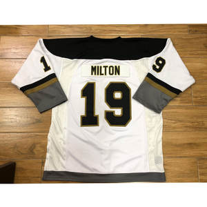 Maillot de hockey sur glace à sublimation personnalisée, dernier modèle, vêtements de hockey brodés vierges de couleur unie - Product Image 6