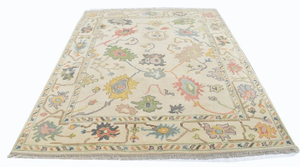 ชุดพรมปูพื้นสไตล์ทันสมัยสีเบจ/ลายดอกไม้หลายทรงสี่เหลี่ยมผืนผ้าไม้หรูหราขายดี - Product Image 6