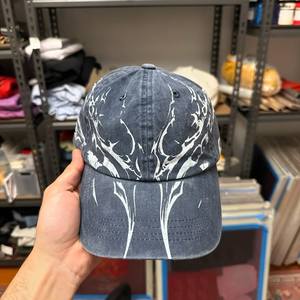 Logotipo personalizado de algodón sin estructura de perfil bajo papá sombrero Vintage gorra de béisbol liso Strapback al por mayor para uso diario en deportes al aire libre - Product Image 3