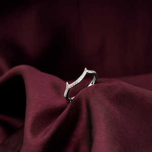 Bague en argent cristal de niveau supérieur - Product Image 4