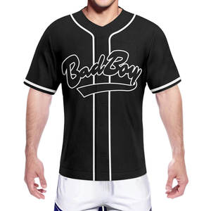 Maillot de baseball personnalisé, broderie, style uniforme de baseball, chemise en gros, prix bon marché, maillot de baseball vierge - Product Image 3
