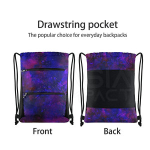 Drawstring <b>Backpack</b> <b>Lightweight</b> Design Spacious Storage Easy Carry for Gym Travel and Daily Use - Product Image 2