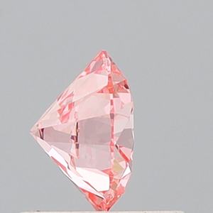 Diamante redondo de 1.10 quilates, color rosa vivo, VVS2, cultivado en laboratorio - Product Image 2