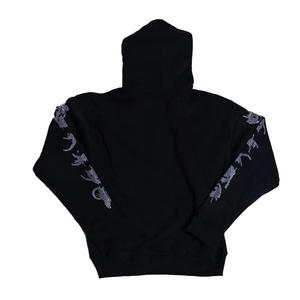 Sudadera con Capucha de Invierno para Hombre, Personalizada con Pedrería Plateada, de Alta Calidad, con Cierre de Cremallera, Transpirable y de Secado Rápido - Product Image 4