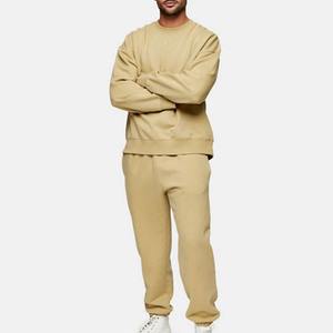 Conjunto de ropa deportiva de algodón y poliéster para hombre, Jersey informal de invierno con cuello redondo y chándal para correr, venta al por mayor en Pakistán, dos piezas - Product Image 1