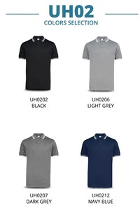 ULTIFRESH UH02 Unisex para Polo camiseta 220gsm Premium algodón y poliéster grueso cuello liso cómodo ajuste para hombres y mujeres - Product Image 5