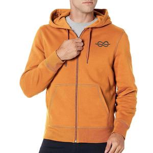 High Quality 100% Cotton Blank Zipper Hoodie Customized Puff Print Custom Color and Size Men Street Wear Hoodies for Sale - Product Image 4