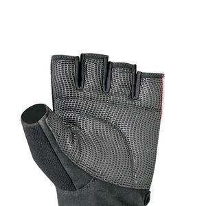 Guantes de fitness sin dedos para mujer, color morado, negro, azul claro, personalizados, guantes de gimnasio de cuero para entrenamiento baratos, logotipo para peso de ciclismo - Product Image 4