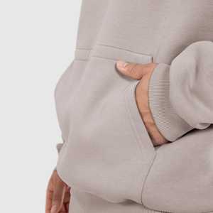 Novedad, Sudaderas Extra Grandes 100% Algodón para Hombre, Hombros Caídos, Manga Larga Gruesa, con Relieve, para Invierno - Product Image 5