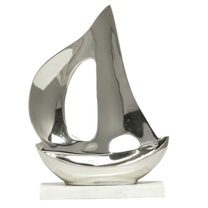 Objet de table nouvellement décoratif en aluminium dans une base en marbre pour la décoration de la maison hôtel mariage décoratif de qualité supérieure - Product Image 2