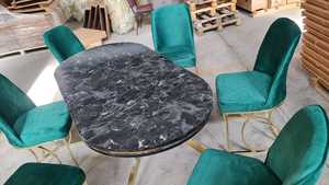 Ensembles de salle à manger modernes et convertibles de luxe, meubles élégants en bois et en métal pour la maison, l'hôtel, le restaurant, les villas et les espaces de vie - Product Image 4