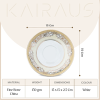 Ensemble de 6 tasses à thé ovales en bois blanc exclusives Sonder avec logo personnalisé, vaisselle élégante et classique portable pour la maison et l'hôtel