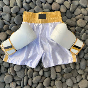 Vêtements de boxe Nouveauté Taille personnalisée Shorts de boxe de haute qualité Logo avant 100% polyester pour la vente en ligne - Product Image 2
