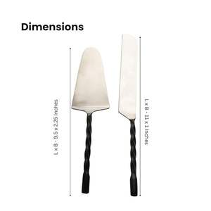 Couteau de serveur de gâteau en acier inoxydable, adapté aux occasions spéciales, y compris les anniversaires de mariage et les fêtes officielles, nouvel arrivage - Product Image 3