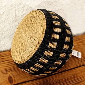 Panier décoratif en herbe de mer noire du Vietnam, vase, OEM ODM, tissé à la main, herbe de mer rustique, décoration bohème pour la maison, artisanat, vente en gros - Product Image 5