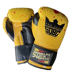 Guantes de boxeo y MMA de cuero de vaca de alta calidad, guantes de boxeo y guantes de boxeo - Product Image 2