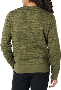 Fabricant de sweat-shirt écologique personnalisé OEM Pull-over d'automne en polaire éponge pour hommes avec broderie à col rond et imprimé - Product Image 4