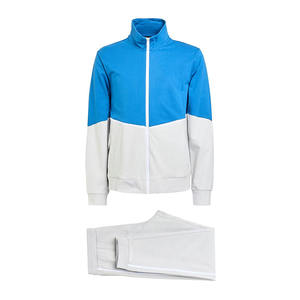 ชุดวอร์มแบบสปอร์ตเนื้อผ้าเบา สีสันตัดกัน ออกแบบลายพิมพ์ตามสั่ง ซิปติดคอตั้ง สำหรับผู้ชาย ปิดด้วยซิปที่คอ - Product Image 2