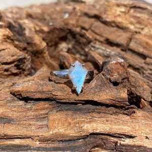 Handmade Kite Rainbow Moonstone Ring 925 Sterling Silver Statement Unique Fashion Jewelry Gift For Women Men - Product Image 5
