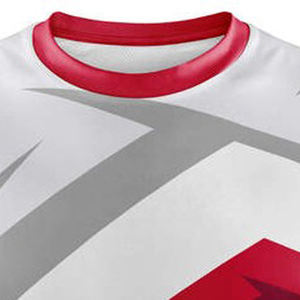 Nuevo precio barato venta precio directo de fábrica elegante pantalones cortos manga camiseta poliéster algodón diseños sublimación impresión - Product Image 3