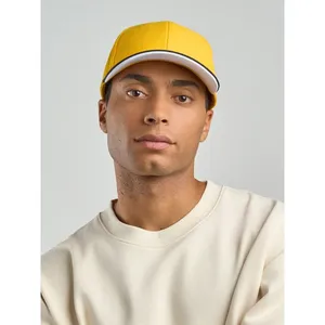 Custom Merchandising Pilot Piping Sandwich Cap Promotional <b>Hats</b> & Caps - Product Image 5