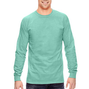 230gsm สเวตเชิ้ตคอกลมแขนยาวคอกลมผ้าคอตตอนสีพื้นเสื้อสเวตเชิ้ตไหล่ตก - Product Image 1