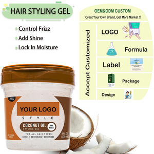 Producto estrella: Gel fijador para peinados con fijación fuerte, aceite de coco, control del frizz, para todo el día, 24 horas. - Product Image 3