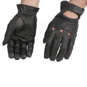 Gants de conduite à coupe basse en cuir souple de qualité supérieure pour hommes, compatibles avec l'écran tactile, pour une utilisation en extérieur à la mode - Product Image 3