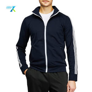 Veste de sport active slim fit légère à fermeture éclair à manches longues, vêtements de sport décontractés pour la course à pied, la salle de sport, l'extérieur, imprimé automne, 100% coton, séchage rapide - Product Image 2