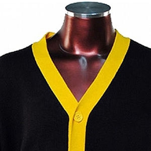 Customized Slim Fit College <b>Cardigans</b> High Quality OEM Computer Training Jogging Wear V-Neck Button Logo Print Casual - Product Image 2