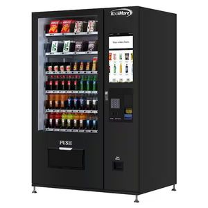 Compre mejor venta caliente 24 horas de gran capacidad automática Combo aperitivos bebidas máquina expendedora de alimentos al por mayor - Product Image 2