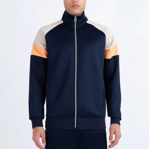 2024 sudadera de gran tamaño con cuello embudo y cremallera completa para hombre, jersey de alta calidad con tarifa al por mayor personalizable - Product Image 1