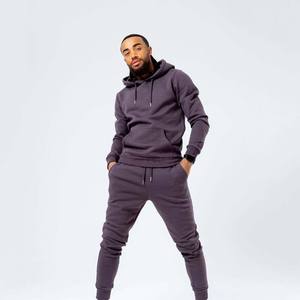 Nouveau survêtement de jogging vintage personnalisé pour hommes coton lourd 500g ourlet fendu cordon vêtements de sport solides - Product Image 5