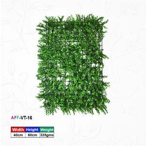 Artificial Plastic Eucalyptus Foliage <b>Panel</b> Modern Style 30 Inches UV Resistant Indoor <b>Wall</b> Decoration - Product Image 1
