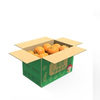 Kotak Kemasan Buah dan Sayur dari Karton Bergelombang dengan Lapisan Spons dan Laminasi Matt untuk Stroberi Kustom