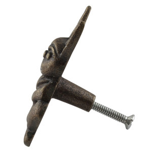 Boutons de tiroir en fer Antique en forme de lapin, poignées de commode, porte d'armoire, cuisine, 7.36 cm, MK-258, vente en gros - Product Image 3