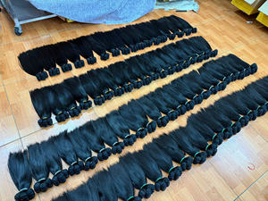 Machine à cheveux humains vierges vietnamiens de qualité supérieure Double trame avec brillance naturelle pour stylistes et salons professionnels - Product Image 2