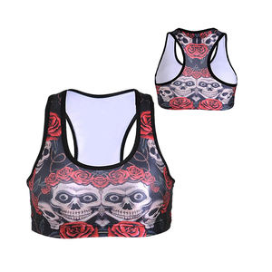 Última versión de ropa activa de gimnasio para mujer, sujetador de Yoga sin costuras acanalado y conjunto deportivo, estilo de estampado ajustado para correr, tallas - Product Image 4