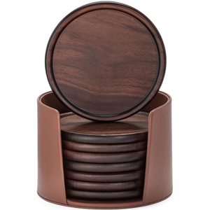 Nouveauté Sous-verres en bois faits à la main Dessous de plat en bois de luxe de qualité supérieure Napperons en bois de table Tapis de table personnalisé Tapis de bière - Product Image 1