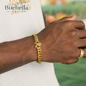 8mm 925 Sterling Silver Bunny Heads Cuban <b>Bracelet</b> for Men <b>Fine</b> Gold Hip Hop Jewelry Moissanite <b>Bracelets</b> & Bangles - Product Image 2