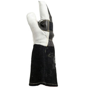 Gants de soudage MIG en cuir épais et durables avec manchette longue et couche intérieure douce respirante et écologique pour une utilisation en extérieur - Product Image 5