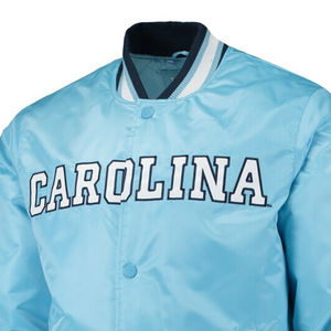 Chaqueta universitaria de satén personalizada de estilo callejero para hombre con servicio OEM, chaqueta de béisbol impermeable de peso pesado con bordado para hombre - Product Image 4