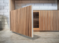 Vitrine de présentation en teck massif, meubles de rangement pour restaurants, hôtels, villas, complexes hôteliers, cafés, mobilier commercial pour l'hôtellerie, vente en gros