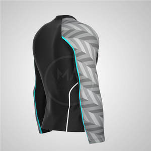 Venta al por mayor de alta fabricante superventas transpirable Rash Guard entrenamiento desgaste en línea venta Rash Guard - Product Image 4