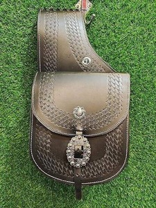 กระเป๋าอานม้าสไตล์ตะวันตกคุณภาพส่งออก ดีไซน์ทันสมัย มีช่องใส่ของสองช่อง เหมาะสำหรับการขี่ม้าทางไกล มีจำหน่ายในราคาที่ดีที่สุด - Product Image 3